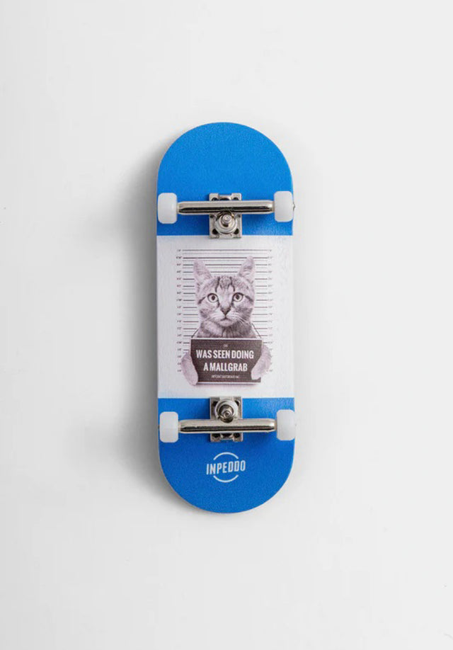 Mall Grab Cat 5-Ply Wooden Fingerboard Gen3 blue-white Vorderansicht