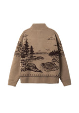 Dark Seas Old Timer Cardigan timberwolf – Detaljevisning 2