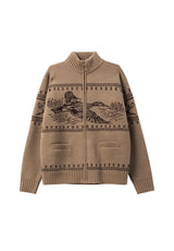 Dark Seas Old Timer Cardigan timberwolf – Set forfra