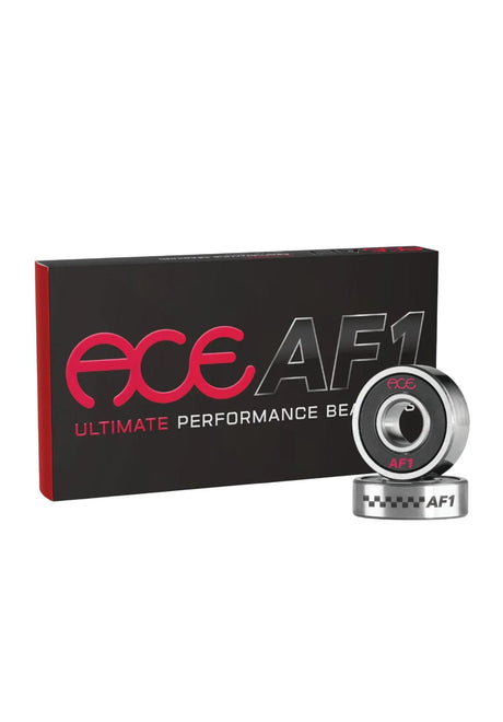 Ace Ultimate Performance Bearings silver-black – Front view