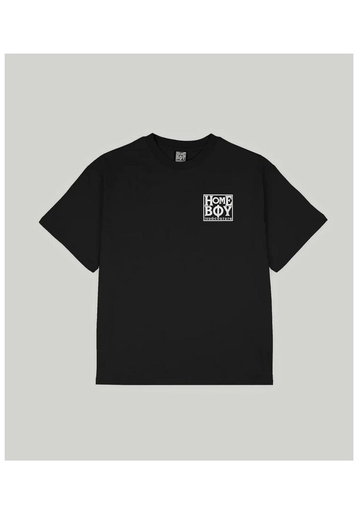 Homeboy Old School T-shirt black – Achteraanzicht
