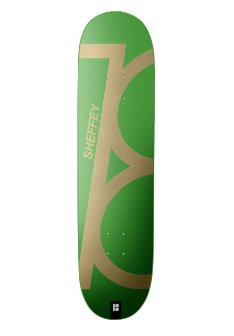 Plan-B Sheffey Slanted Deck green – Vooraanzicht