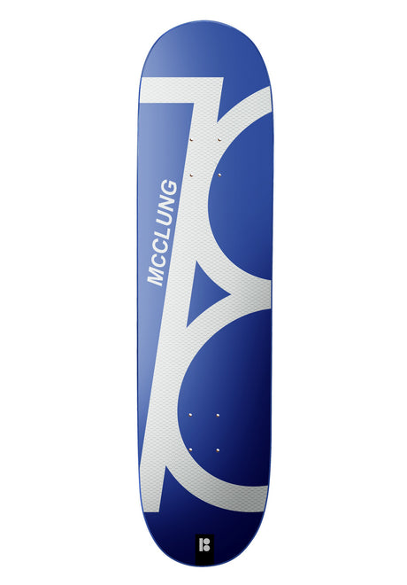 Plan-B McClung Slanted TT Deck blue – Vooraanzicht