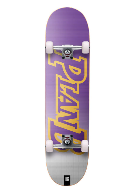 Plan-B Staple Skateboard-compleet purple – Vooraanzicht