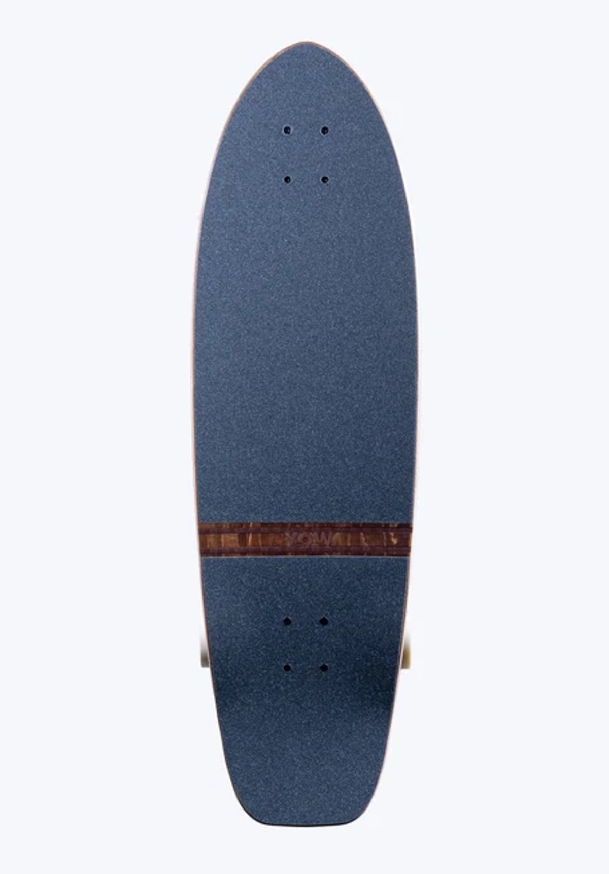 YOW Teahupoo Power Surfing 34" Surfskate Cruiser complet lightbrown-brown – Vue de dos