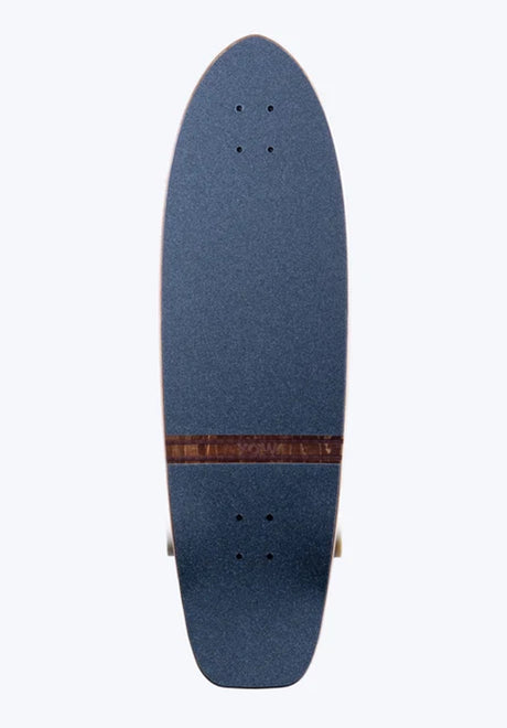YOW Teahupoo Power Surfing 34" Surfskate Cruiser complet lightbrown-brown – Vue de dos