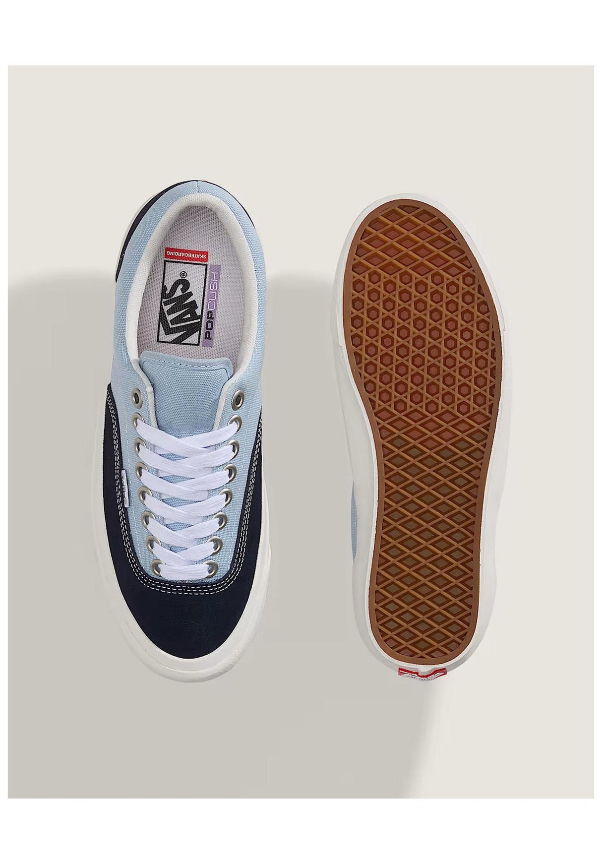 Vans Skate Era Stub Schoen heren lightblue-navy – Detailweergave 1