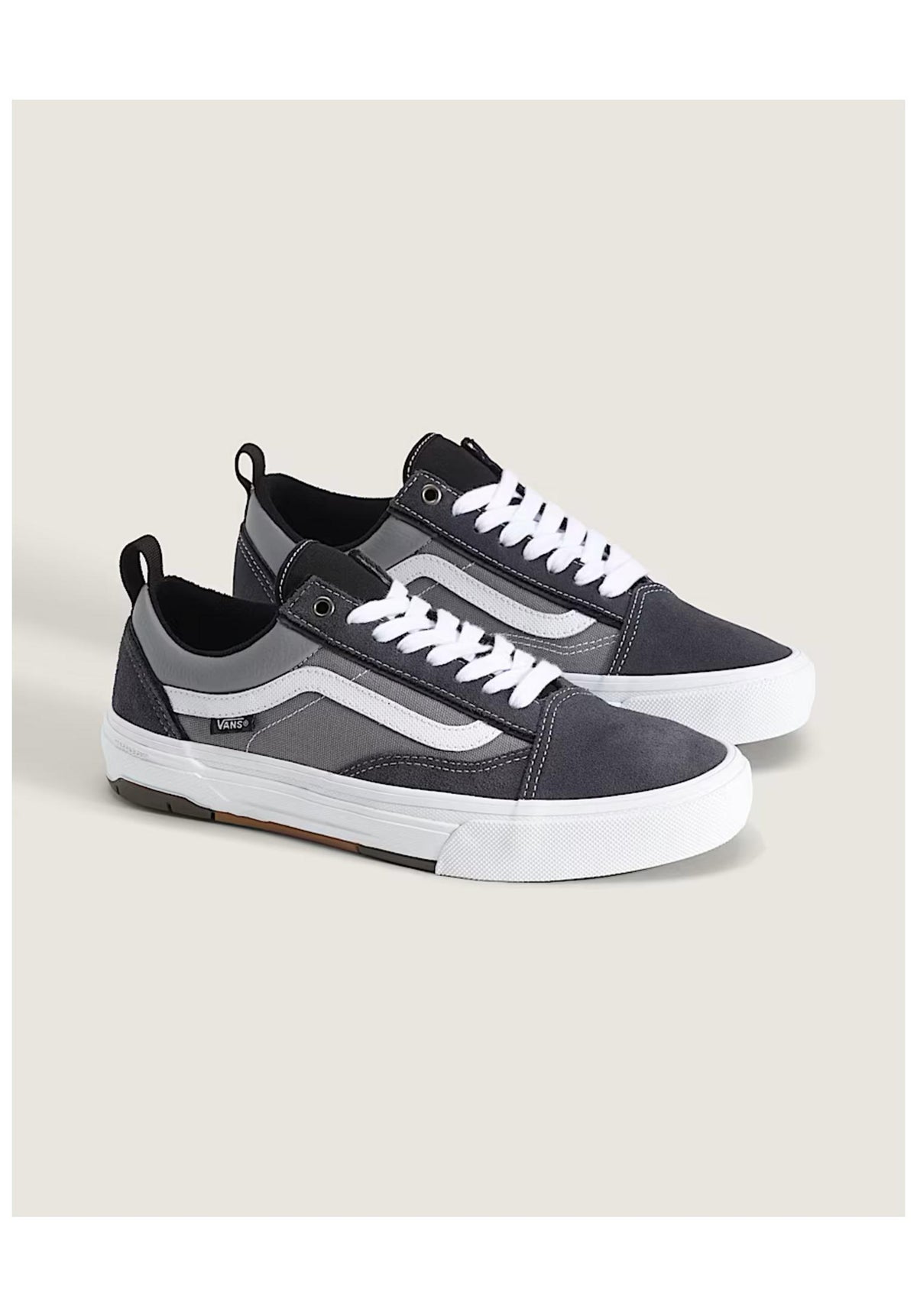 Vans Skate Old Skool Wafflecup Sko Mænd 2-tone-grey – Set bagfra