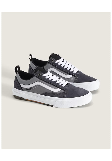 Vans Skate Old Skool Wafflecup Chaussures Homme 2-tone-grey – Vue de dos