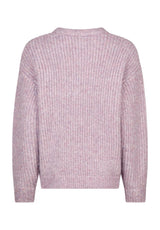 iriedaily Hairiette Knit Pull lilamelange – Vue de dos