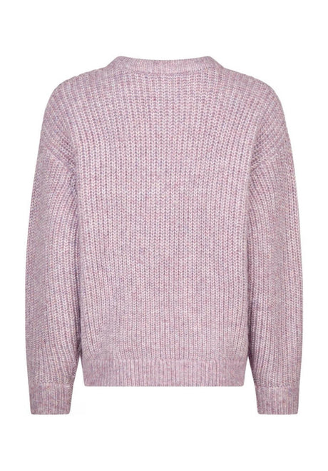 iriedaily Hairiette Knit Striksweater lilamelange – Set bagfra