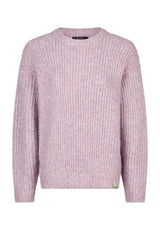 iriedaily Hairiette Knit Pull lilamelange – Vue de face