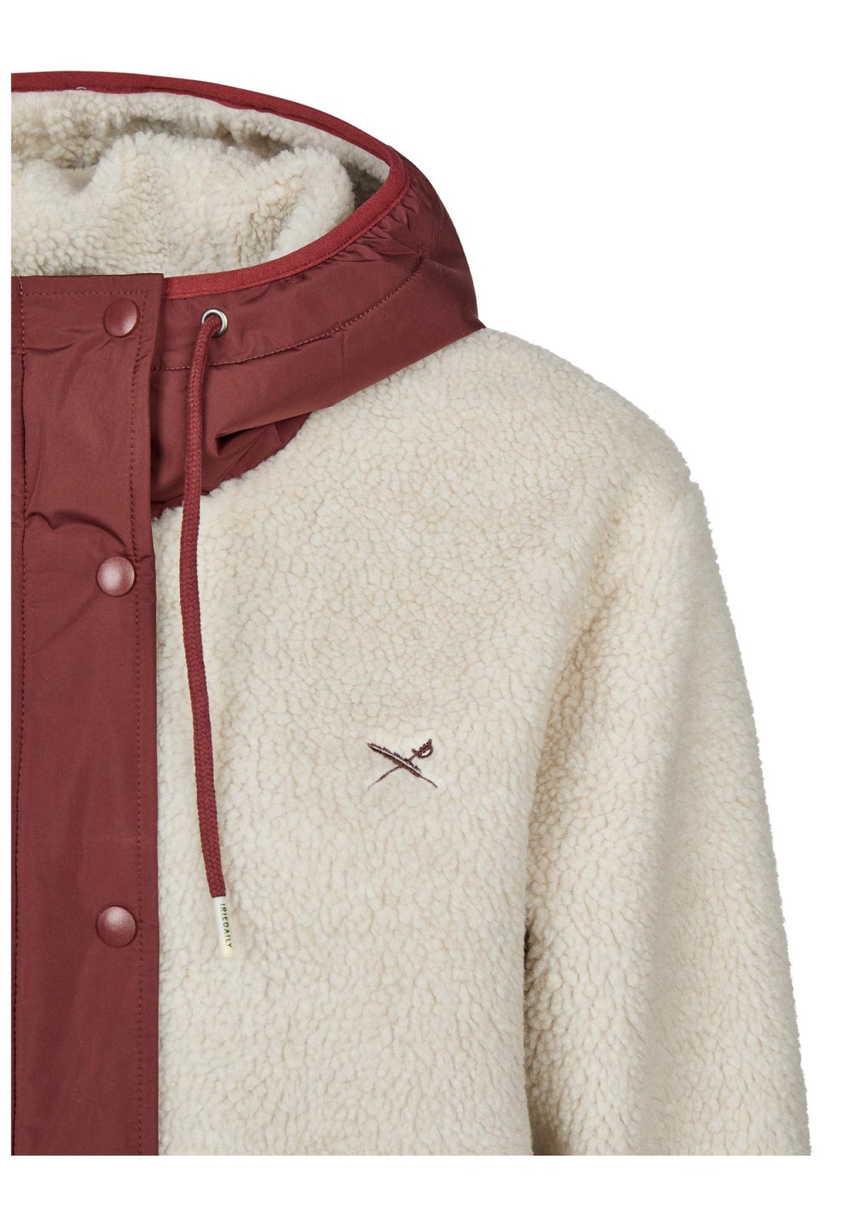 iriedaily Arctik Long Jacket Veste d'hiver darkrum – Vue de détail 1
