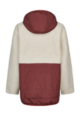 iriedaily Arctik Long Jacket Veste d'hiver darkrum – Vue de dos