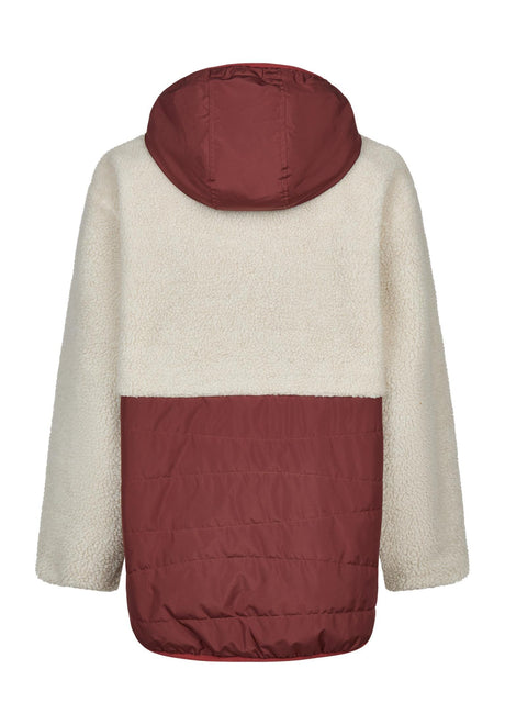 iriedaily Arctik Long Jacket Winterjakke darkrum – Set bagfra