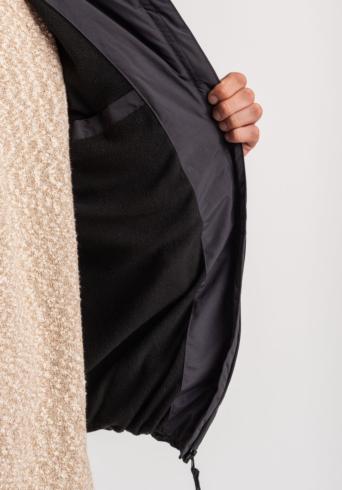 TITUS Leif Veste d'hiver black – Vue de dessus