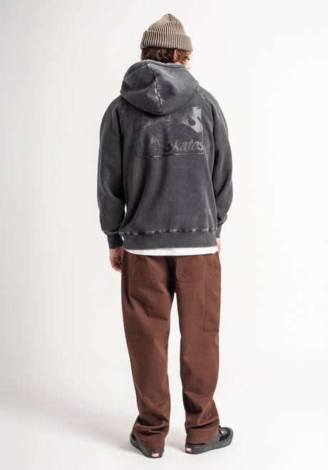 TITUS Heritage Clean Hoodie darkberryfaded – Detail view 2