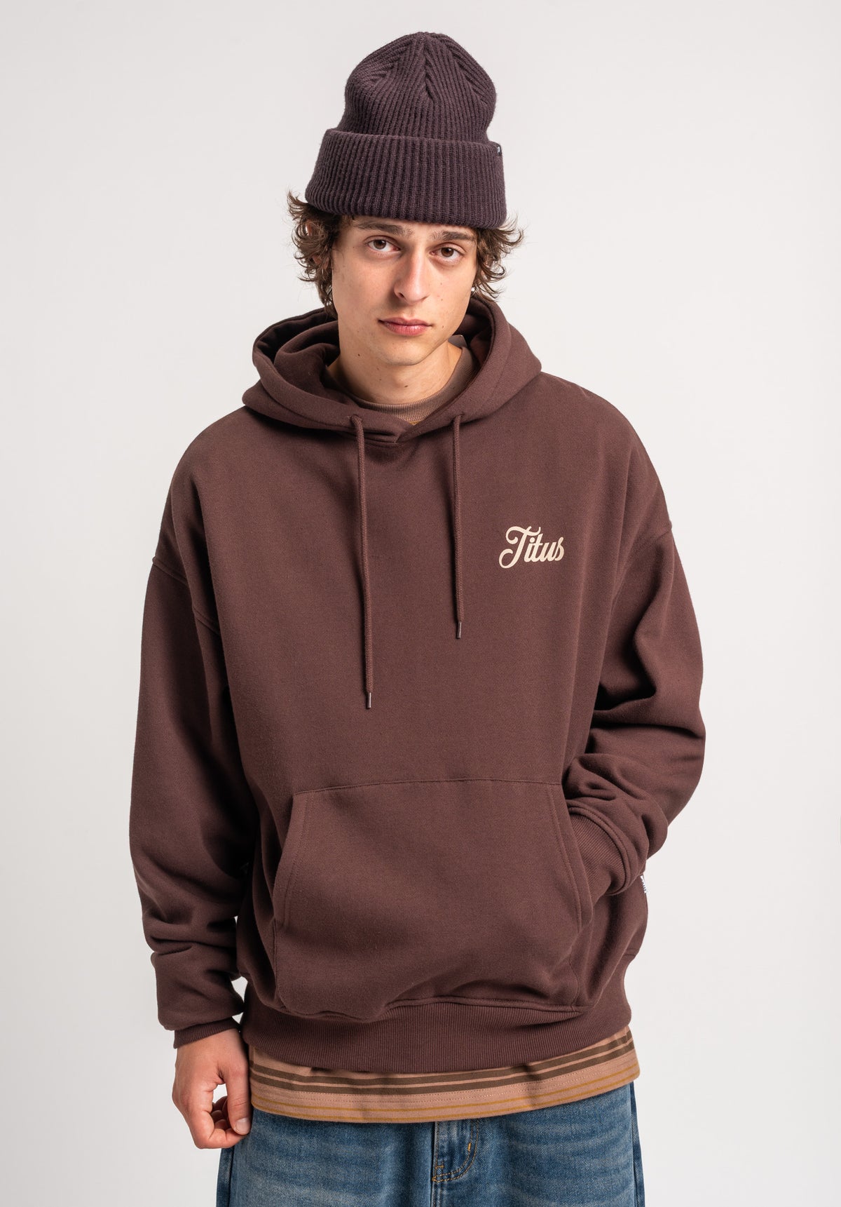 TITUS Nika Sudadera darkbrown – Vista trasera