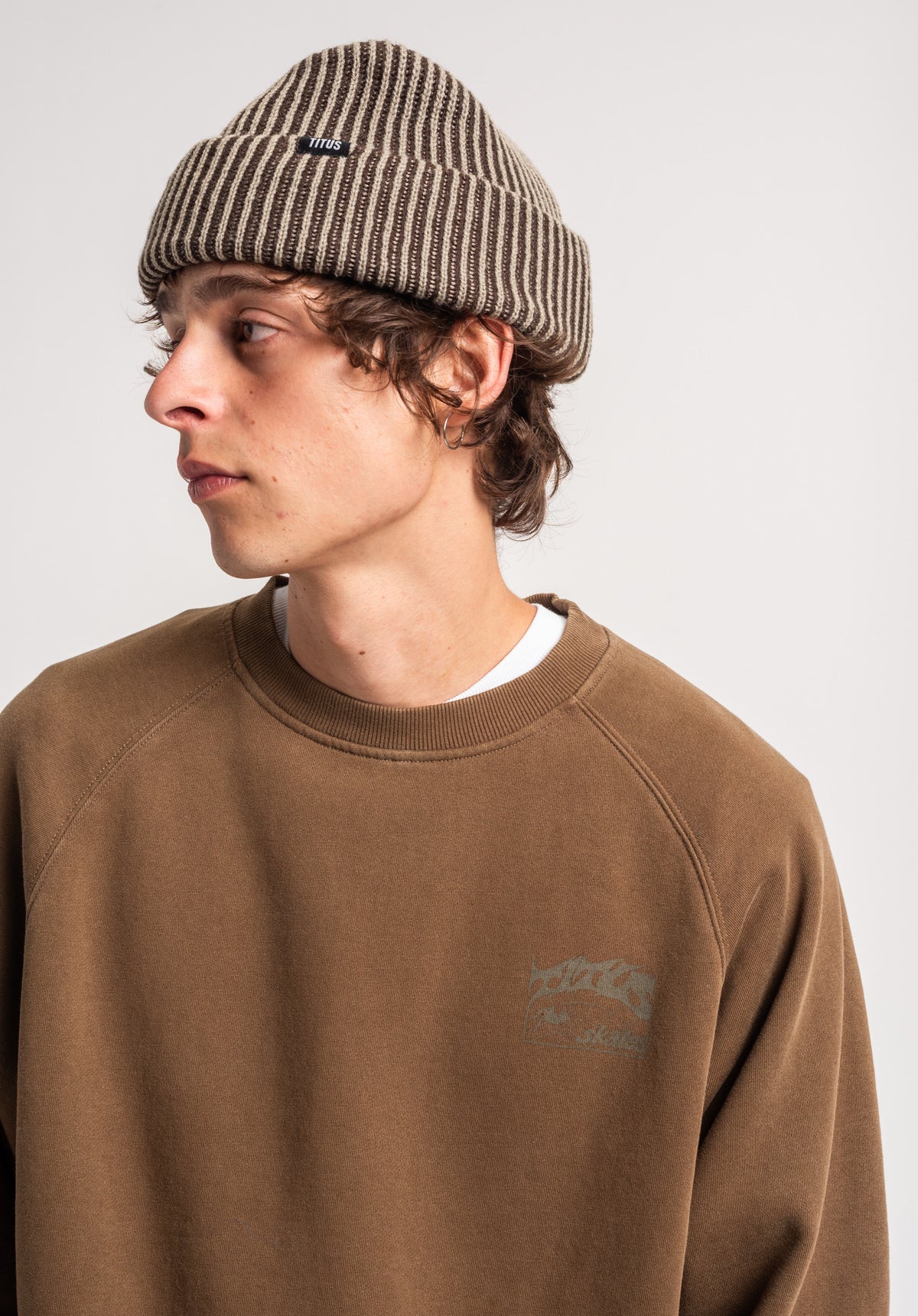 TITUS Heritage Clean Sweatshirt blackfaded – Detaljevisning 2
