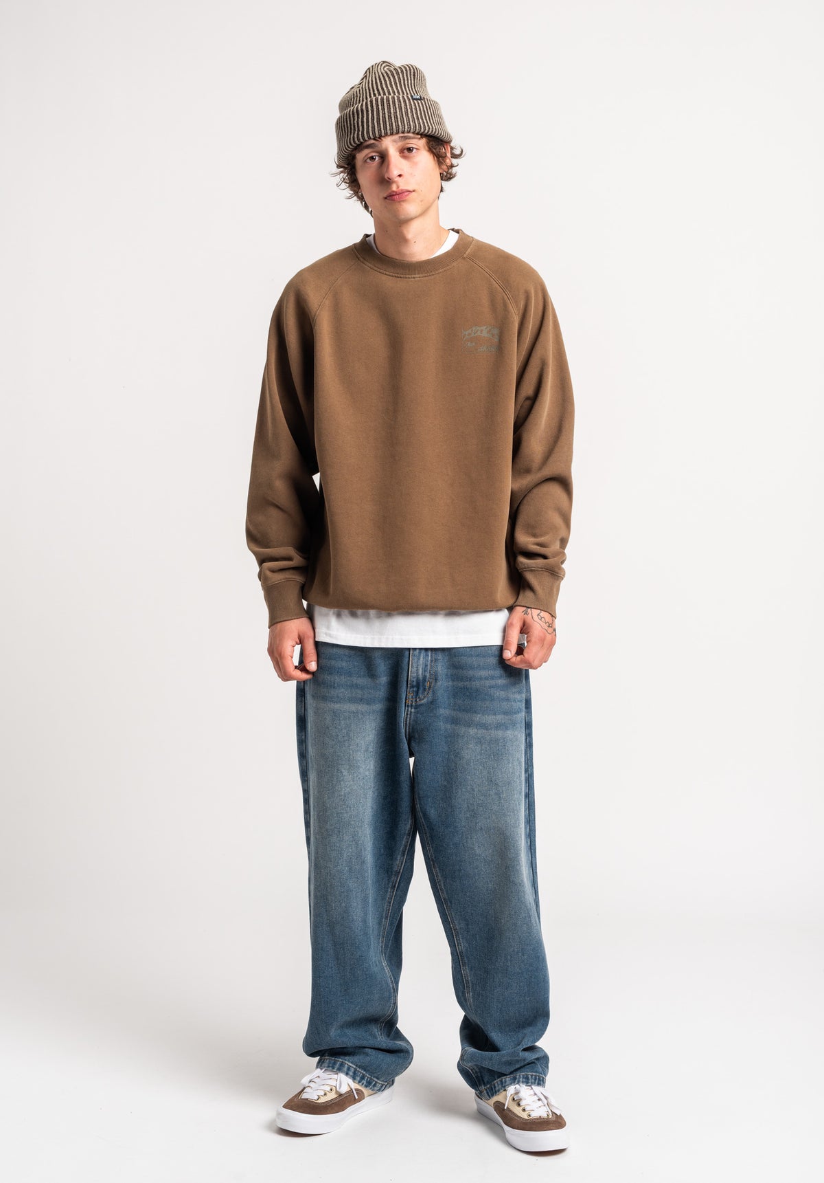 TITUS Heritage Clean Sweatshirt blackfaded – Set fra siden