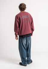 TITUS Heritage Clean Sweatshirt darkolivefaded – Detaljevisning 2