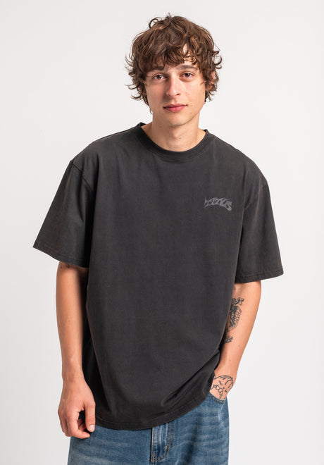 TITUS Zoya T-Shirt blackfaded – Back view