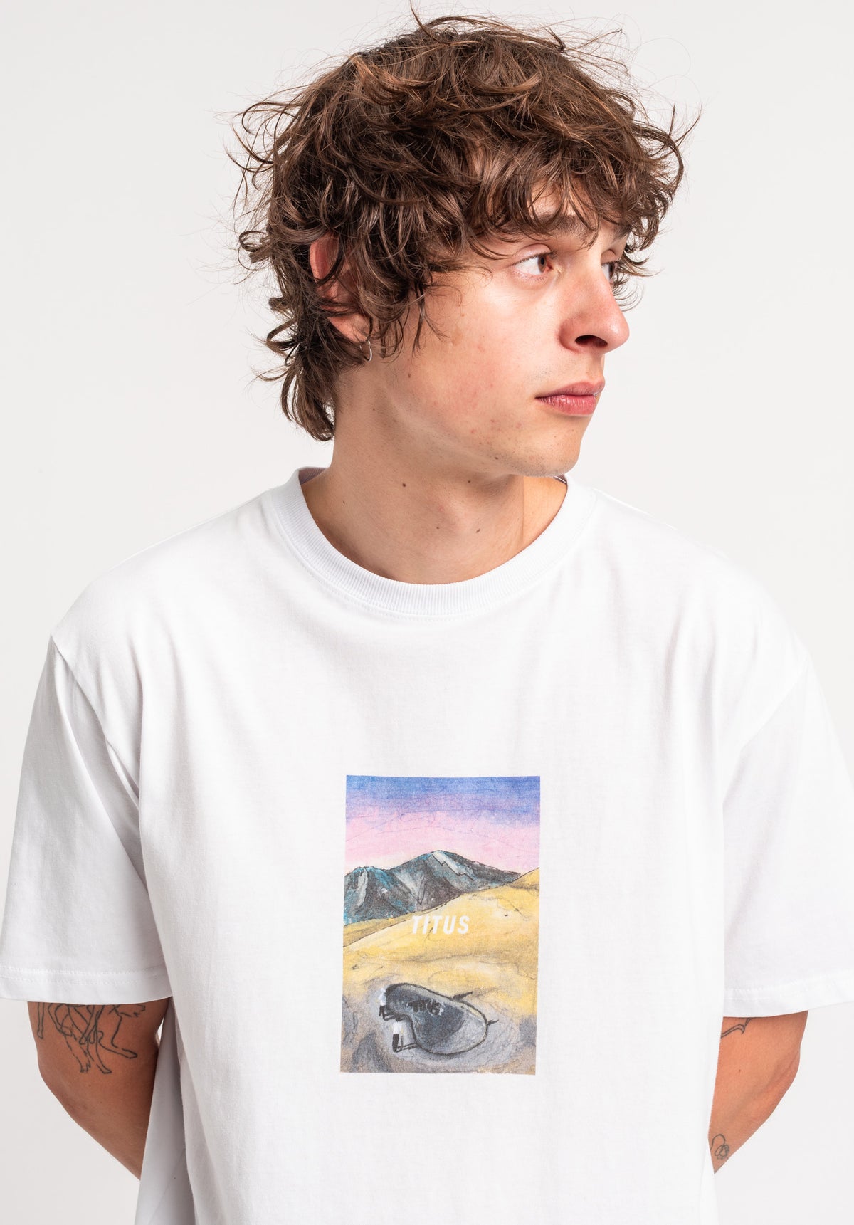 TITUS Taya T-Shirt white – Back view