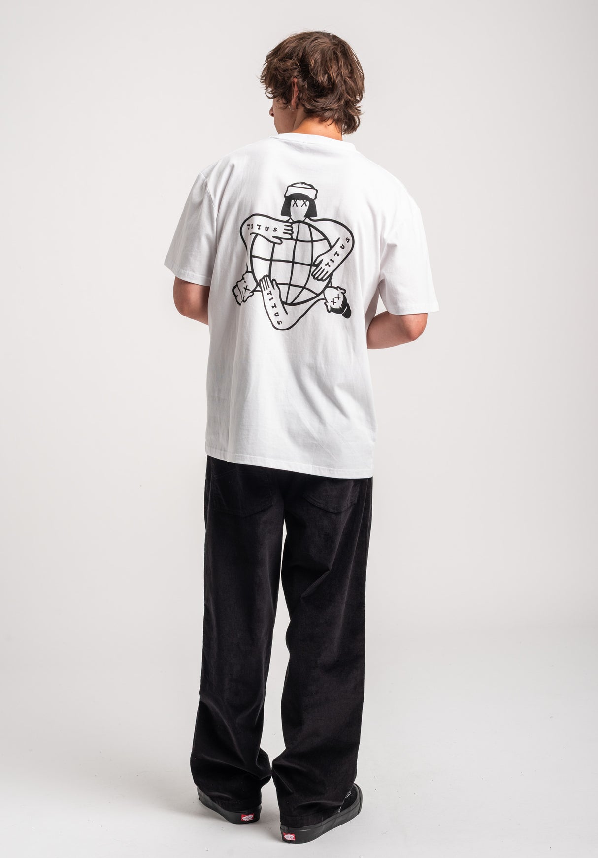 TITUS Nari T-Shirt white – Detaljevisning 2