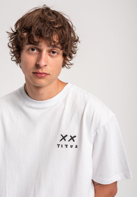 TITUS Nari T-shirt white – Vue de dos
