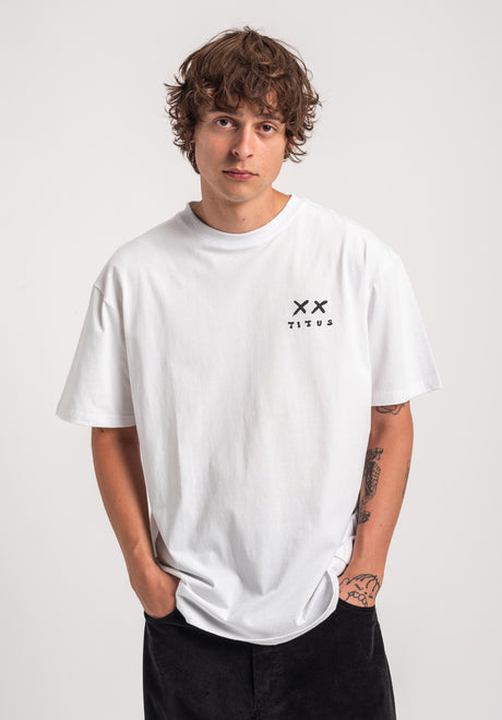 TITUS Nari T-shirt white – Vue de face