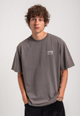 TITUS Yona T-shirt greybluefaded – Vista posteriore