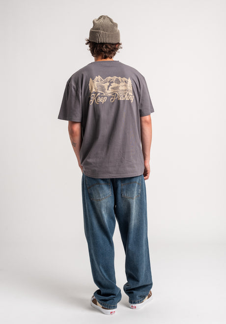 TITUS Nika Camiseta greyblue – Vista superior
