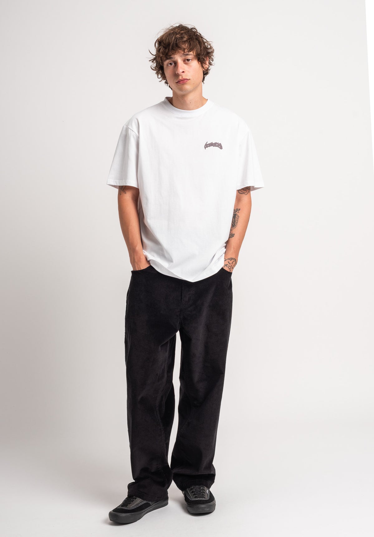 TITUS Yven T-Shirt white – Side view