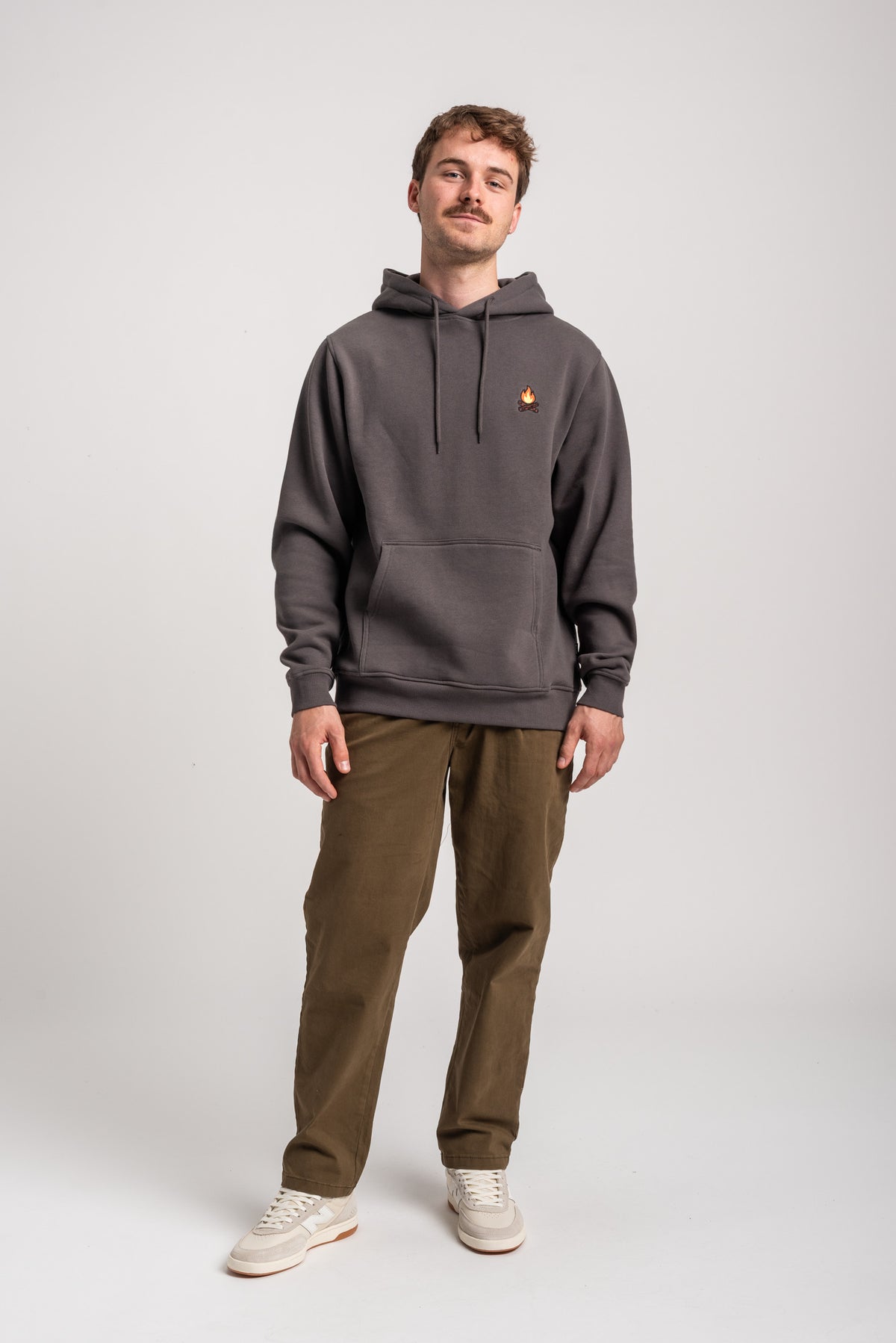 Rules Bonfire Sweat à capuche leadgrey – Vue de détail 2