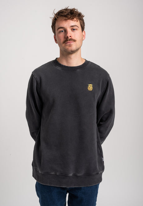 Rules Hiking Pack Sweatshirt blackfaded – Front view