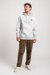 Rules Camping Bag Hoodie lightheathergrey – Detail view 1