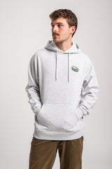 Rules Camping Bag Hoodie lightheathergrey – Front view