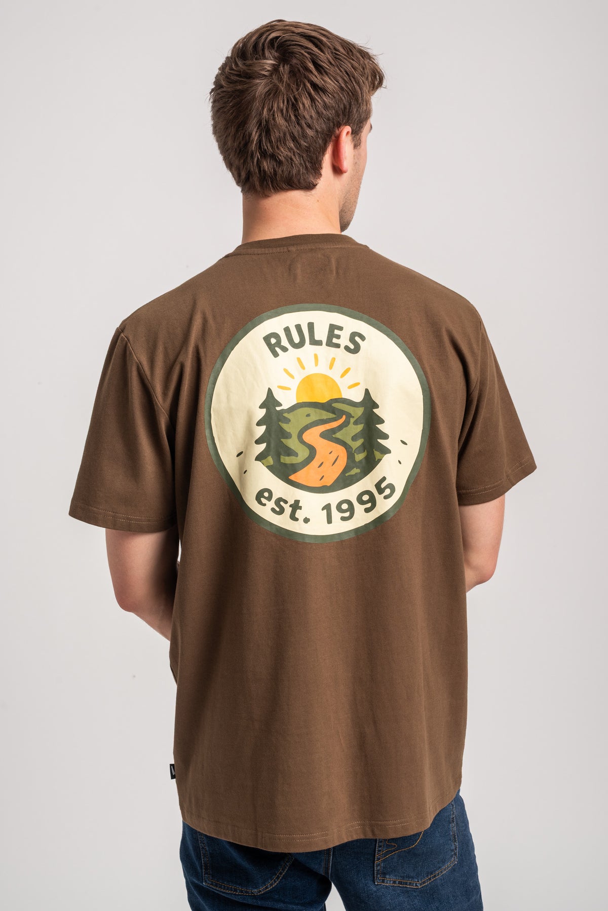 Rules Forest Trail T-Shirt olive – Back view