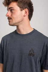 Rules Campfire T-shirt fogbluemottled – Vue de détail 1
