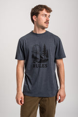 Rules Jonel T-shirt fogbluemottled – Vue de face