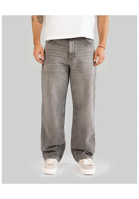 Homeboy X-tra Baggy Dye Denim Jeans khaki – Vooraanzicht