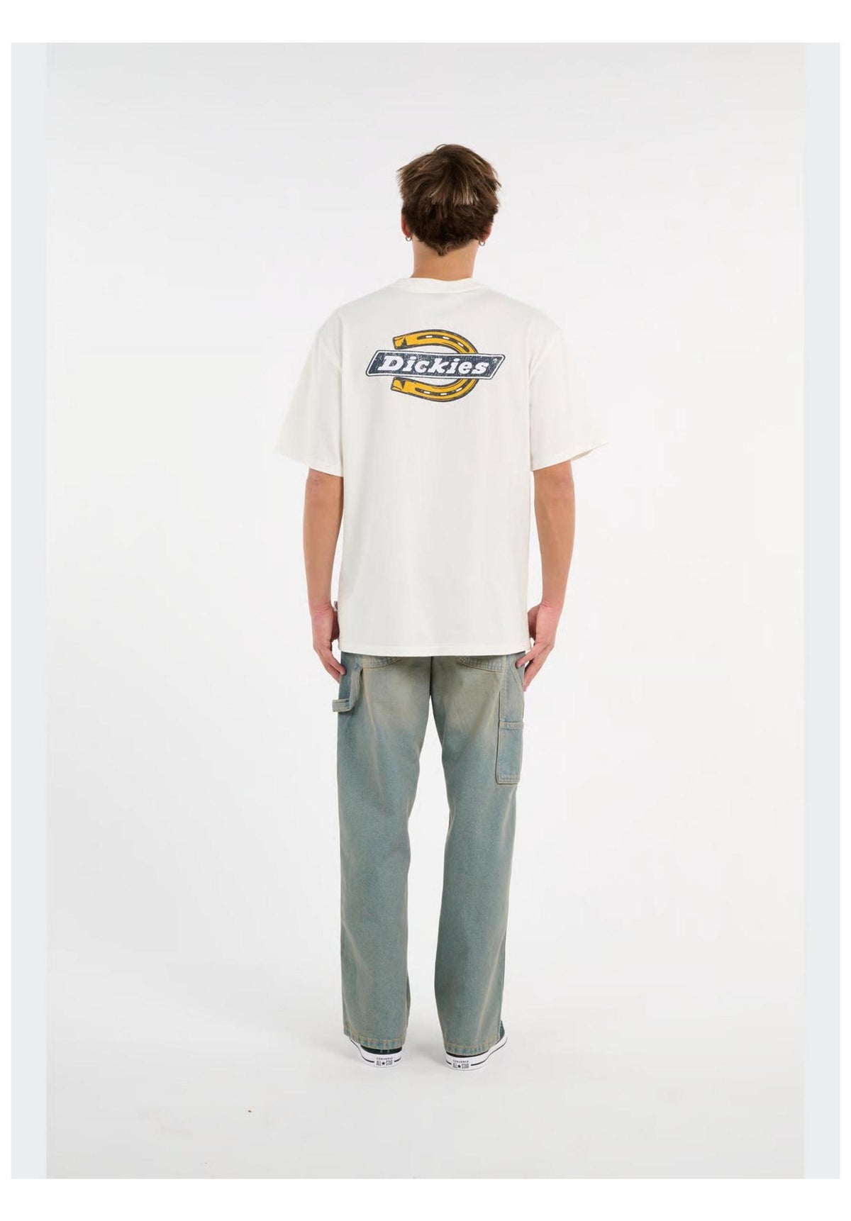 Dickies 997 Loose Straight Carpenter Jeans lightaged-faded – Back view