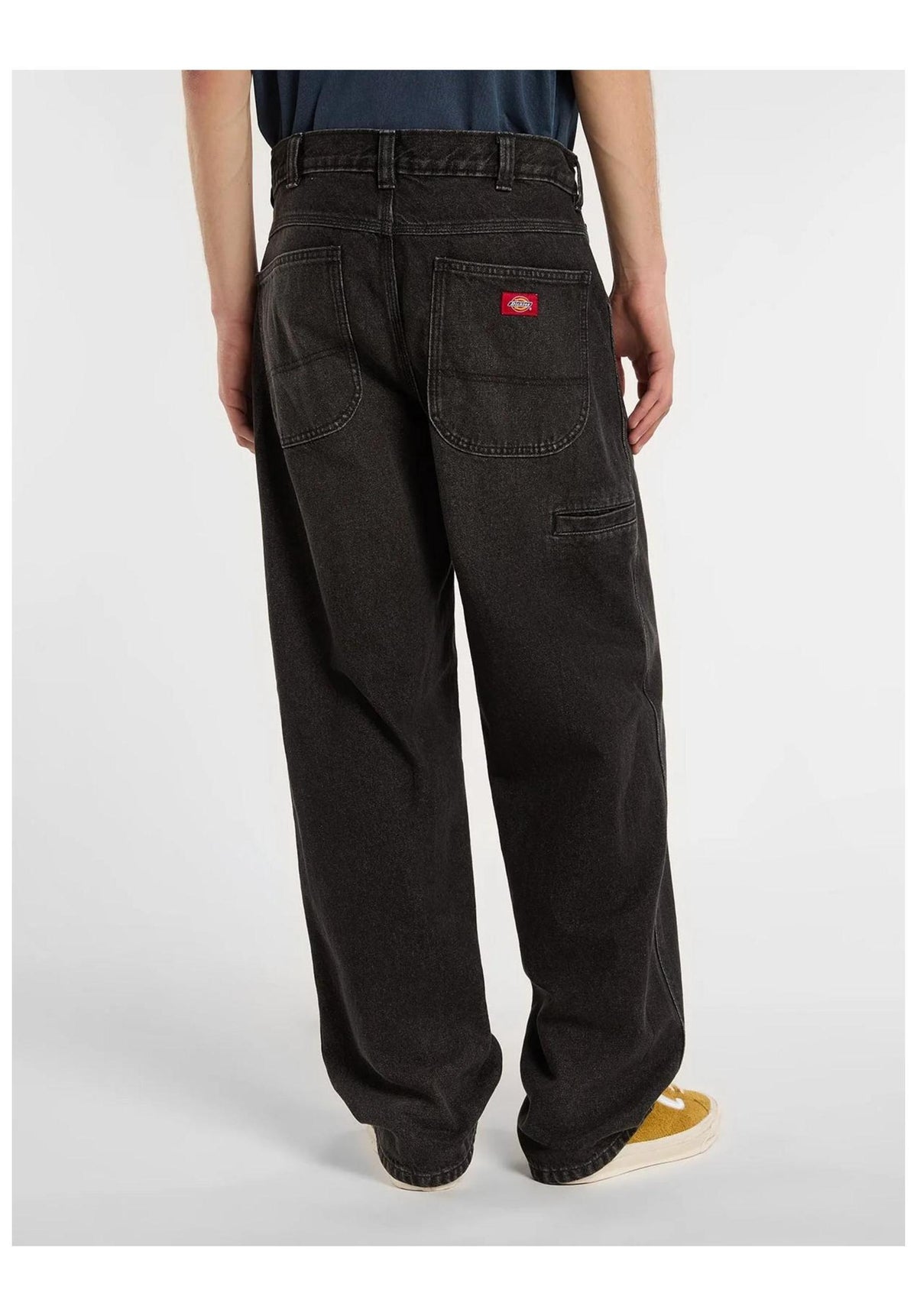 Dickies 958 Baggy Tapered Work Jeans blackwashfaded – Back view