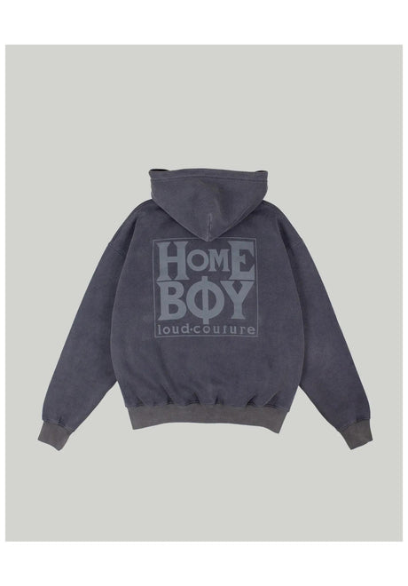 Homeboy Old School Zipper Zip-Hoodie grey-washed – Set forfra