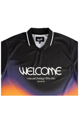 Nova Micromesh Soccer Jersey black Closeup1