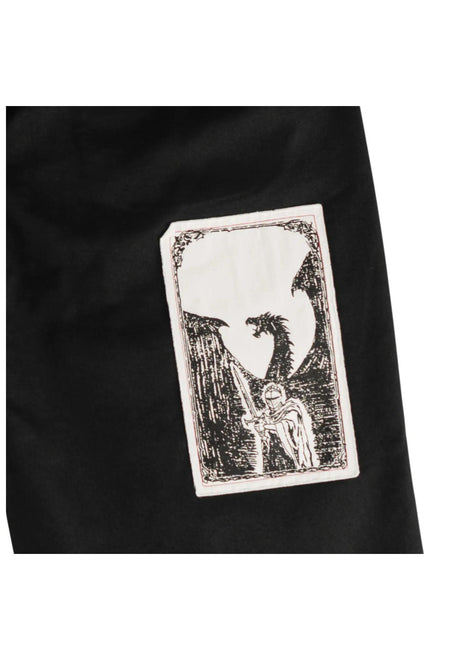 Shinner Cut-Off Twill With Patches black Closeup2