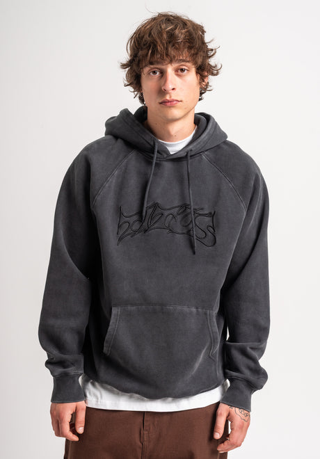 TITUS Classic Typo Hoodie medipetrolfaded – Back view