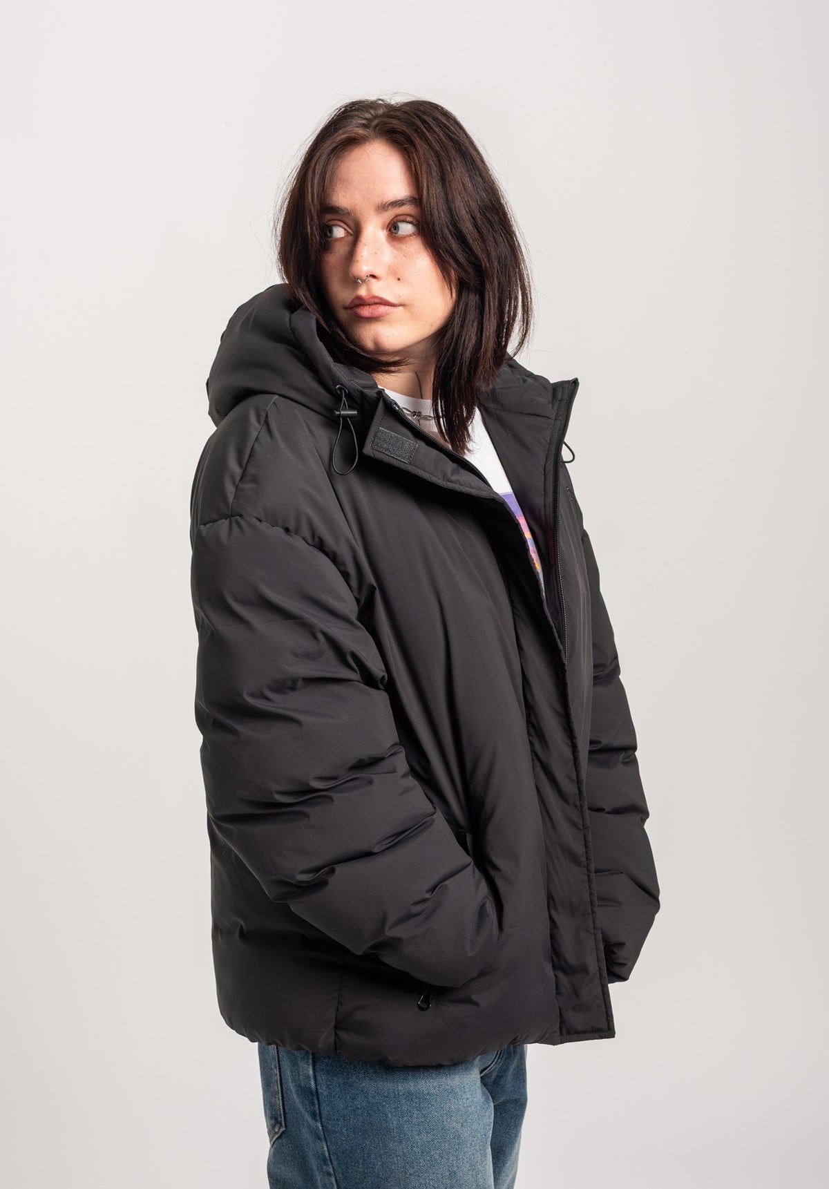 TITUS Arwene Winterjakke black – Detaljevisning 1
