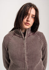 TITUS Bojana Wollen vest darkberry – Detailweergave 1