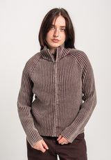 TITUS Bojana Wollen vest darkberry – Weergave 1